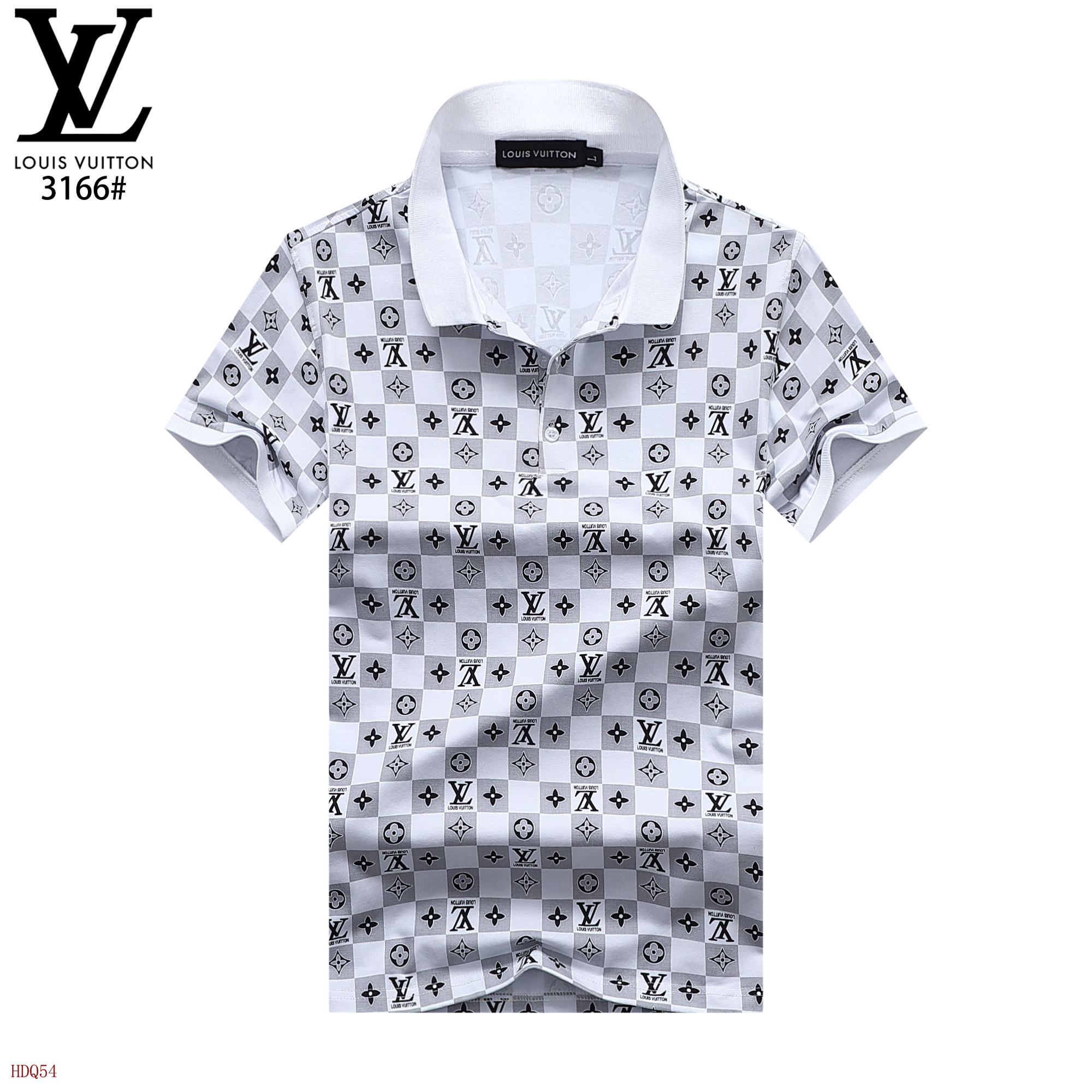 Louis Vuitton POLO shirts men-LV3014P